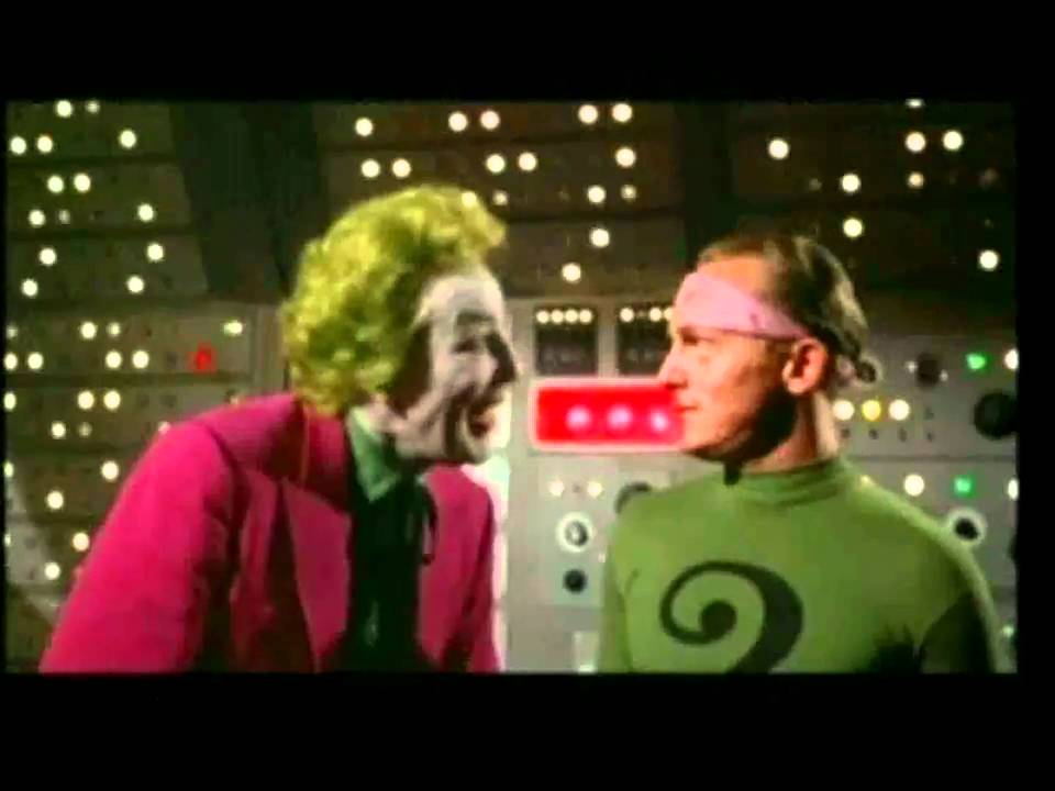 Joker and riddler Blank Meme Template