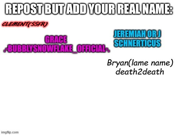 CLEMENT(SSFR) | made w/ Imgflip meme maker