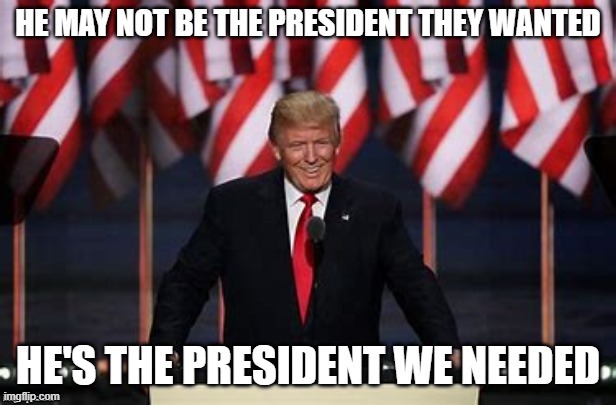 The one we needed | image tagged in political meme | made w/ Imgflip meme maker