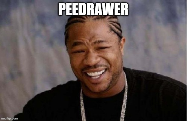 Yo Dawg Heard You | PEEDRAWER | image tagged in memes,yo dawg heard you | made w/ Imgflip meme maker