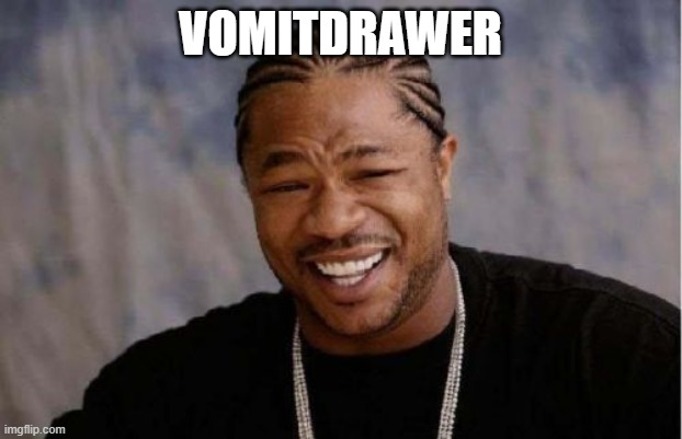 Yo Dawg Heard You | VOMITDRAWER | image tagged in memes,yo dawg heard you | made w/ Imgflip meme maker