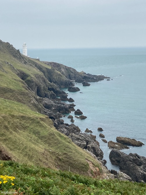 Beautiful cliffs in Devon, England | image tagged in cliffs,irl,england,my own picture | made w/ Imgflip meme maker