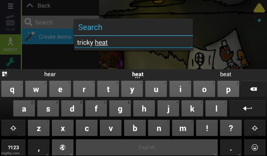 crap I misspelled "tricky hat" oh no | made w/ Imgflip meme maker