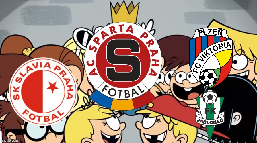 Sparta Prague, only Czech team active in Europa League. | image tagged in sparta prague,europa league,the loud house,memes | made w/ Imgflip meme maker