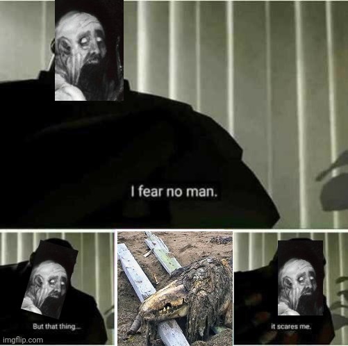 I fear no man | image tagged in i fear no man,scp,scp meme,scp 096 | made w/ Imgflip meme maker