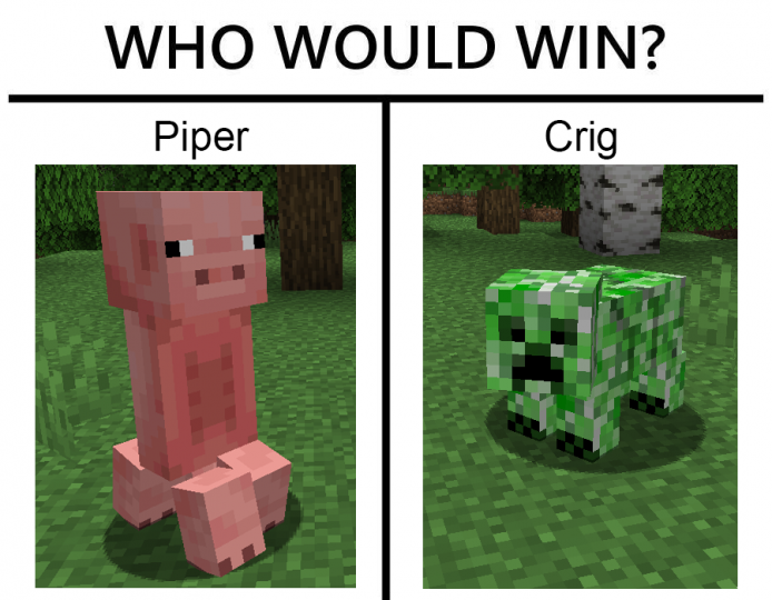 Piper or Crig Blank Meme Template