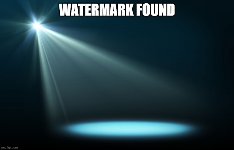 Spotlight | WATERMARK FOUND | image tagged in spotlight | made w/ Imgflip meme maker