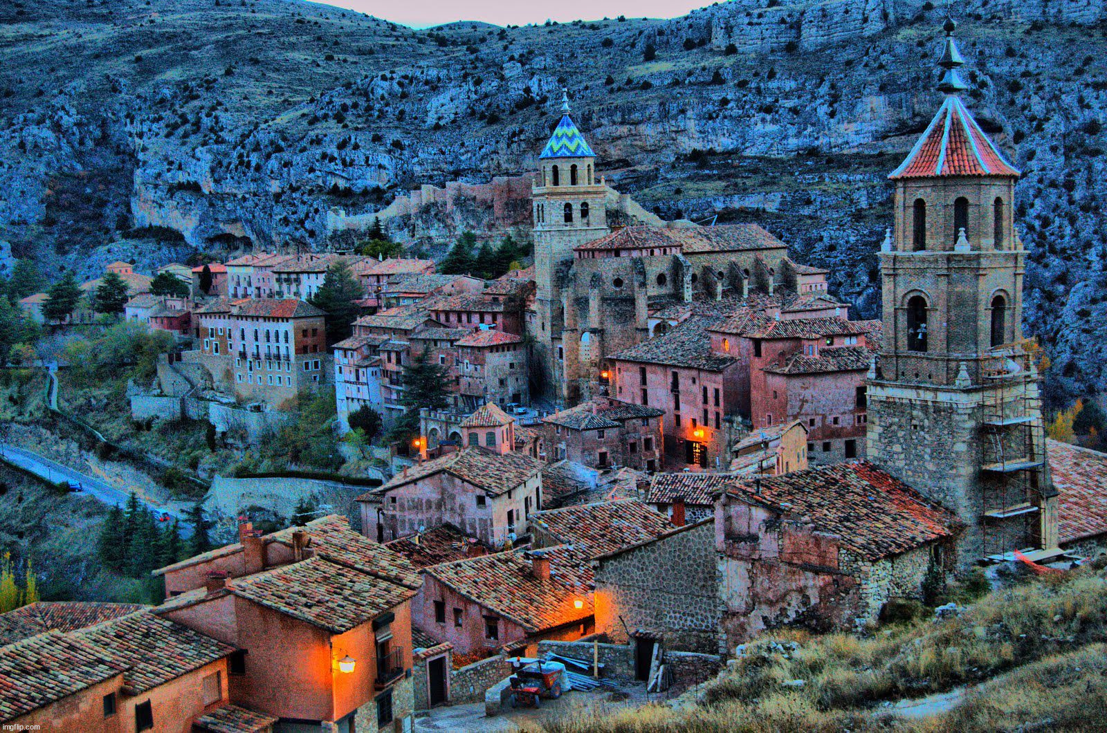Albarracín - Aragon, Spain | image tagged in awesome | made w/ Imgflip meme maker