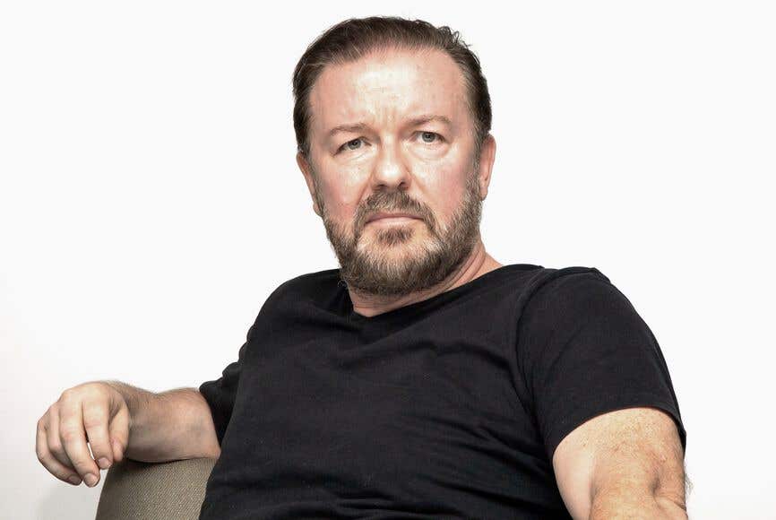 High Quality Ricky Gervais Blank Meme Template