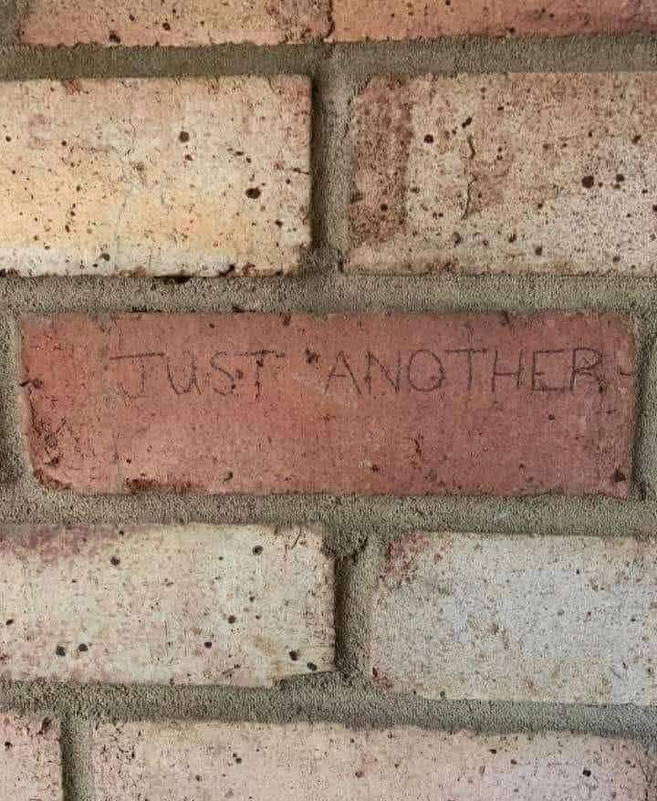 Brick in the wall Blank Meme Template