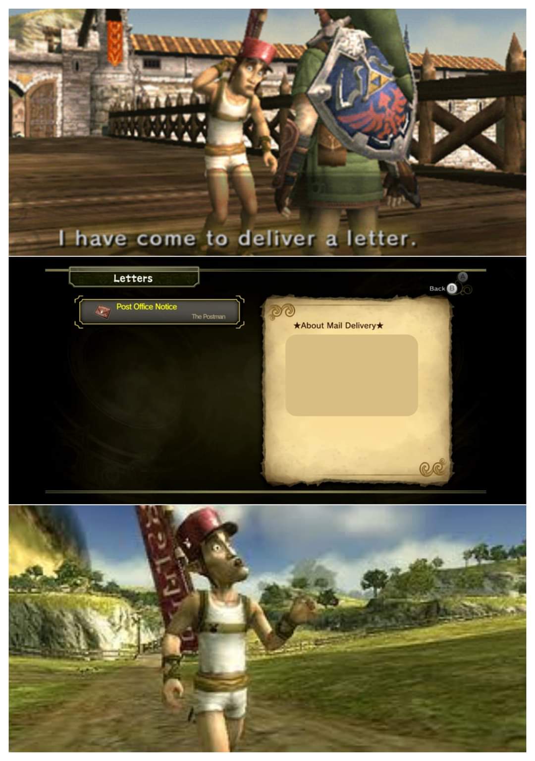 Legend Of Zelda Postman Blank Meme Template