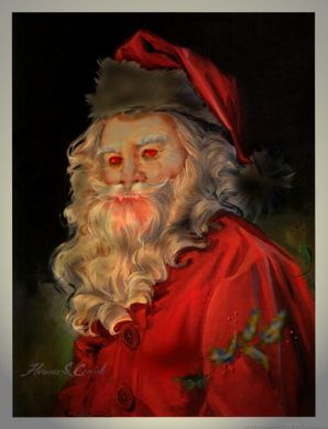 Satan Claus Blank Meme Template