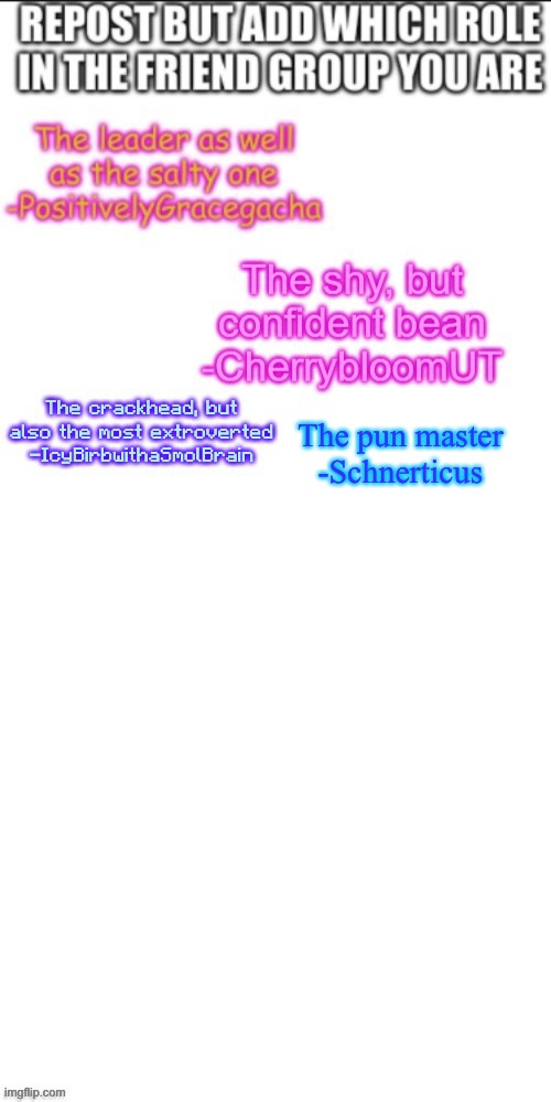 say this on CherrybloomUT | The pun master
-Schnerticus | image tagged in yes | made w/ Imgflip meme maker