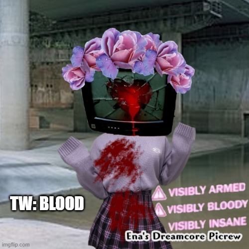 TW: BLOOD | made w/ Imgflip meme maker