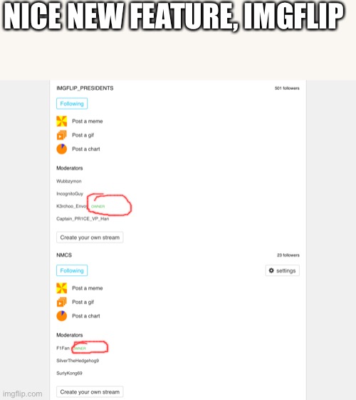 Nice feature. | NICE NEW FEATURE, IMGFLIP | made w/ Imgflip meme maker