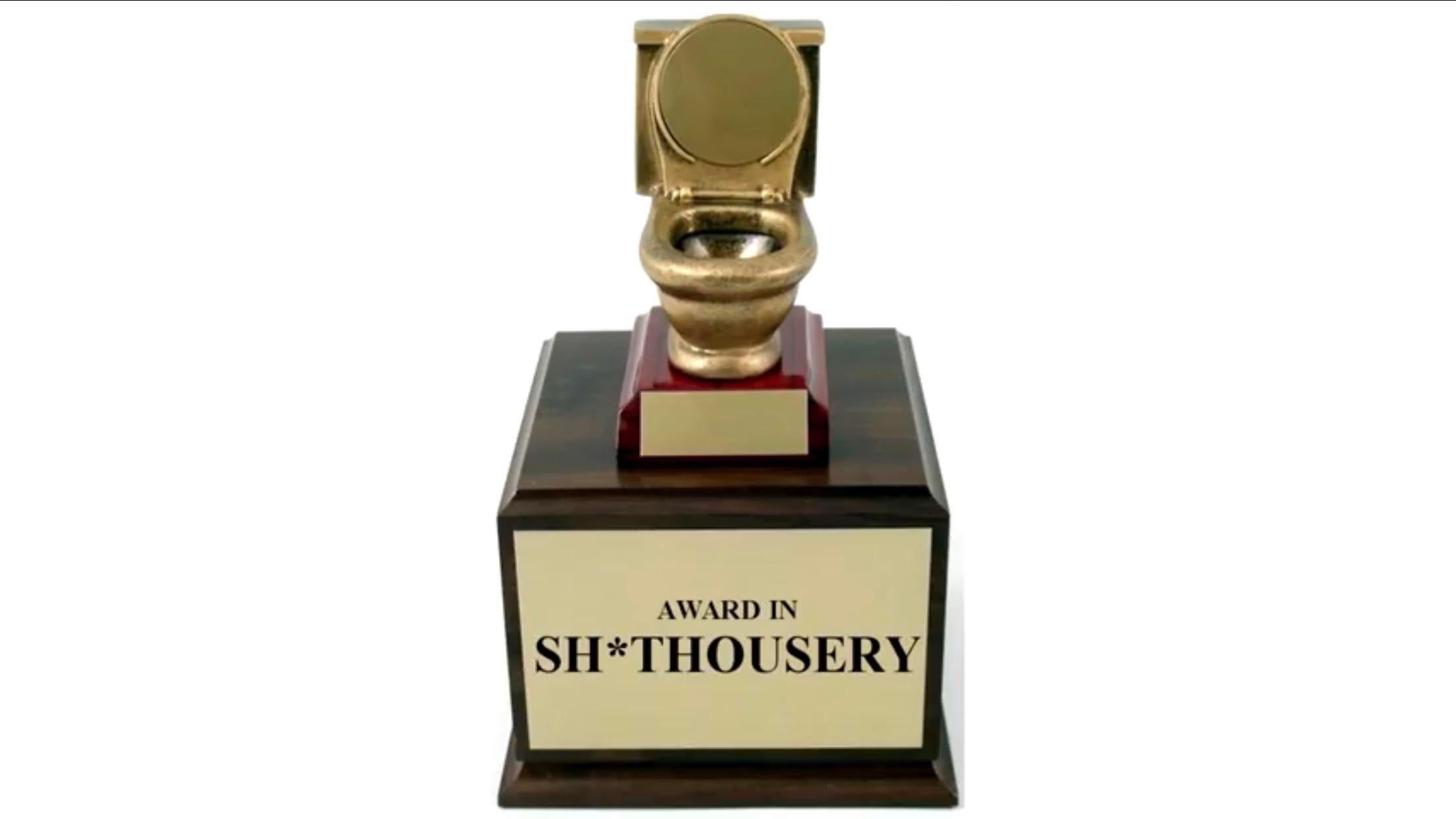 High Quality Sh*thousery Award Blank Meme Template