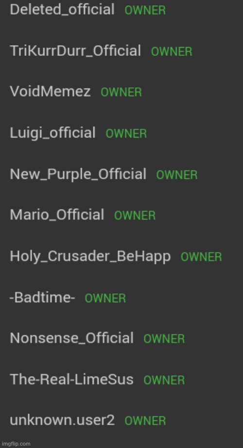 New update | made w/ Imgflip meme maker