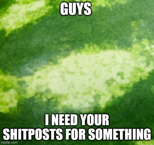 MELON BACKROUND | GUYS; I NEED YOUR SHITPOSTS FOR SOMETHING | image tagged in melon backround | made w/ Imgflip meme maker