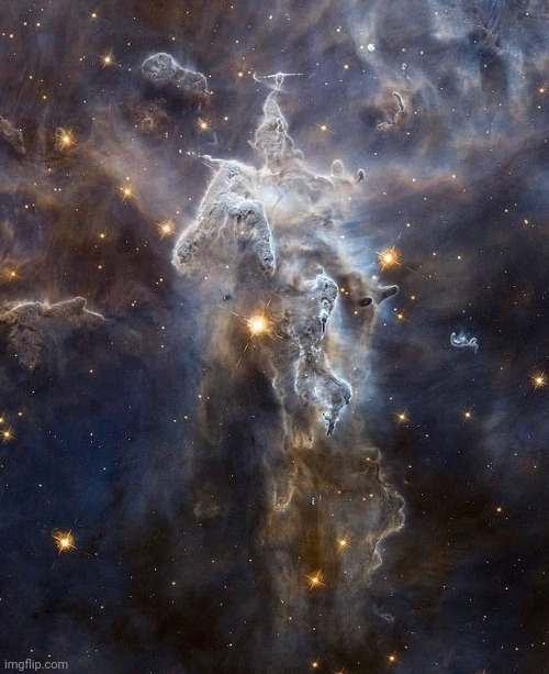 7,500 light years awayPhoto credit: NASA Hubble | image tagged in space,nebula,nasa,telescope,awesome | made w/ Imgflip meme maker
