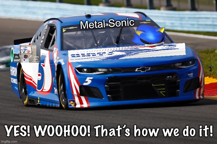 Metal Sonic won after a little drama between the 2 title contenders. Full Classification in the comments. | Metal Sonic; YES! WOOHOO! That’s how we do it! | image tagged in lando norris,metal sonic,silver,memes,nascar,nmcs | made w/ Imgflip meme maker