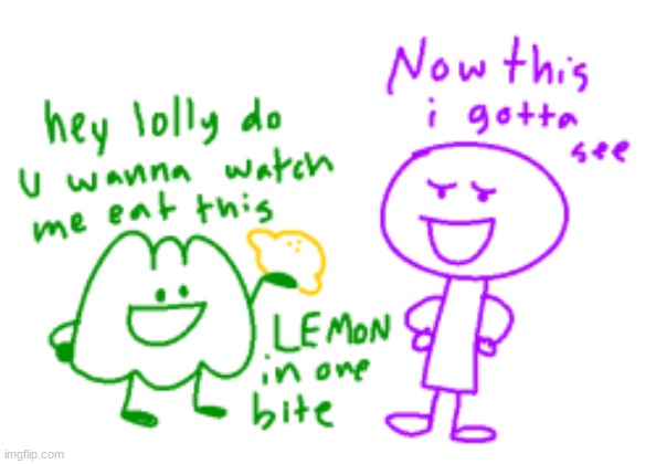 gelatin eats a lemon and dies | made w/ Imgflip meme maker