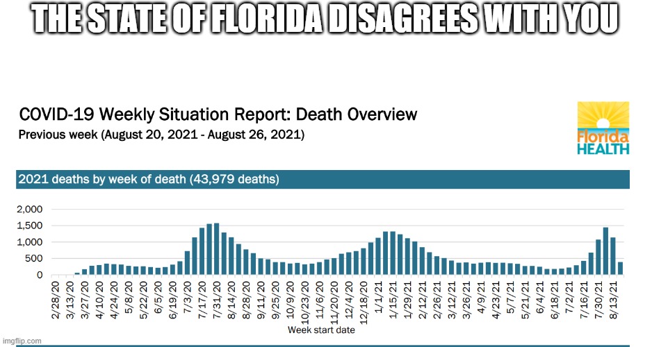 THE STATE OF FLORIDA DISAGREES WITH YOU | made w/ Imgflip meme maker