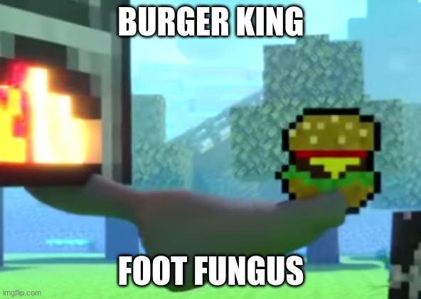 BURGER KING; FOOT FUNGUS | made w/ Imgflip meme maker