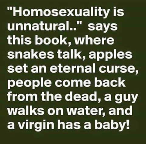 Homosexuality is unnatural Blank Meme Template