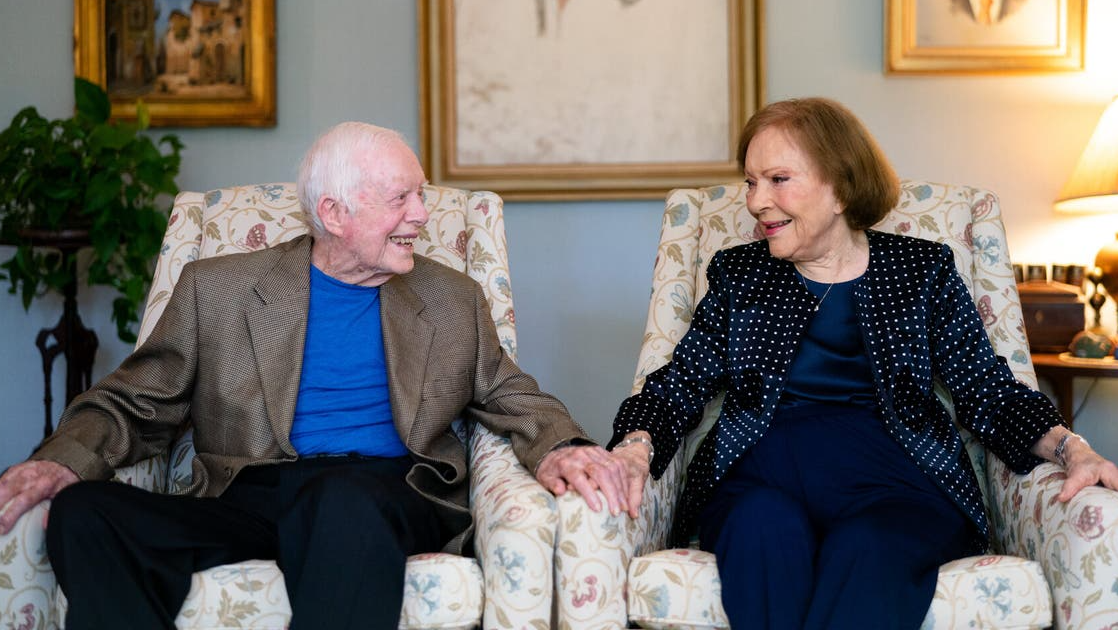 High Quality Jimmy and Rosalyn Carter Blank Meme Template