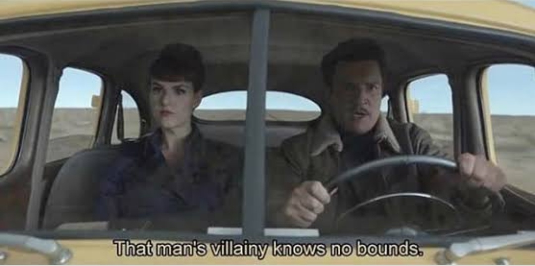 High Quality That man's villainy knows no bounds Blank Meme Template