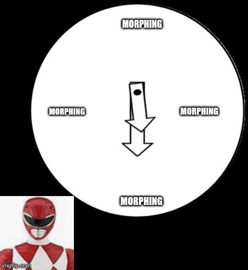 Good Heavens,Just Look At The Time | MORPHING; MORPHING; MORPHING; MORPHING | image tagged in good heavens just look at the time,powerrangers | made w/ Imgflip meme maker