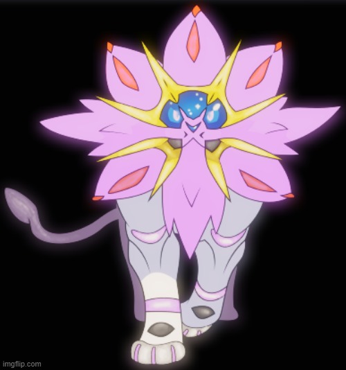 Hey if Star can be a Lycanroc/Rockruff then Lux can be a Solgaleo | image tagged in undertale,pokemon,fakemon | made w/ Imgflip meme maker