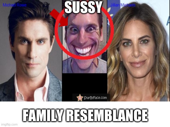 COINCIDENCE |  SUSSY; FAMILY RESEMBLANCE | image tagged in coincidence i think not,family reunion | made w/ Imgflip meme maker