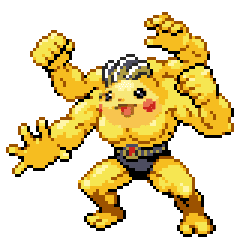 Pikachamp (Clear) Blank Meme Template