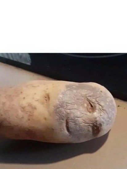 Baby Thanos Potato Blank Meme Template