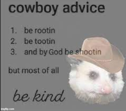 cowboy advice | made w/ Imgflip meme maker