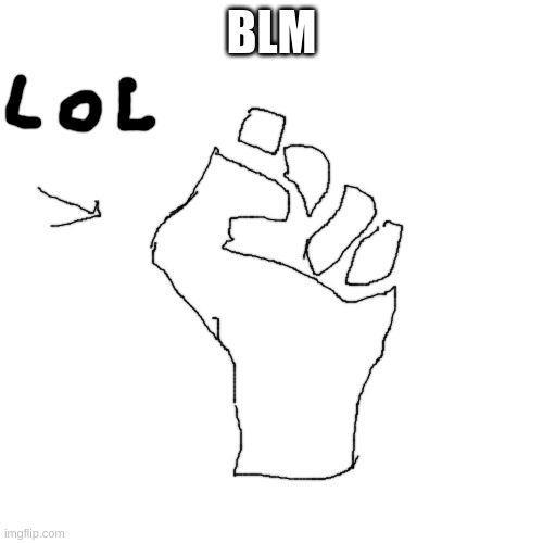 Blank Transparent Square Meme | BLM | image tagged in memes,blank transparent square | made w/ Imgflip meme maker