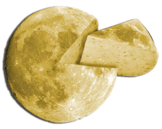 High Quality moon cheese Blank Meme Template