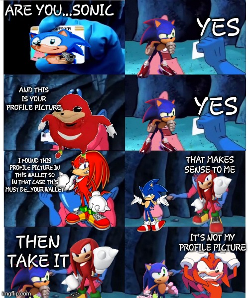 Sonic vs Classic Sonic fight?!