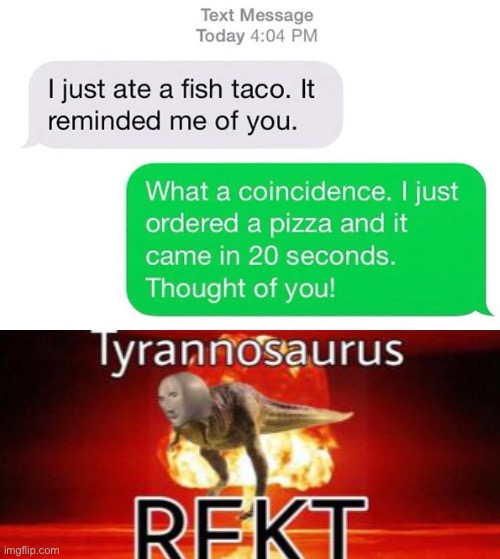 Dam- | image tagged in tyrannosaurus rekt,moo,text memes | made w/ Imgflip meme maker