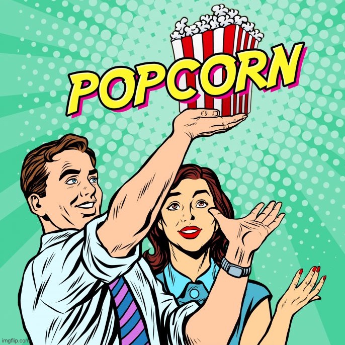 Popcorn retro | image tagged in popcorn retro | made w/ Imgflip meme maker