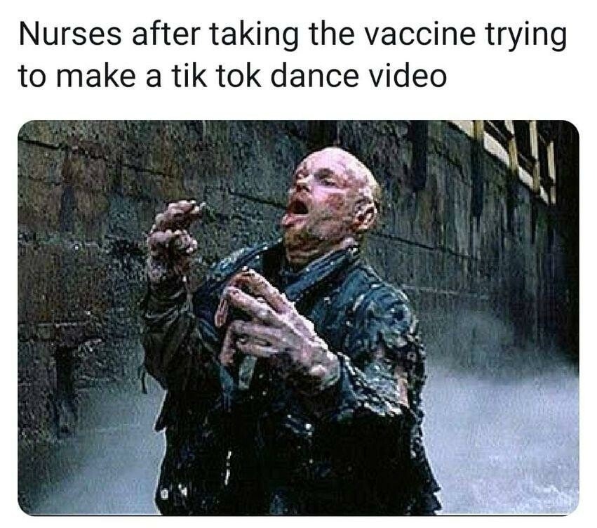 Nurses trying to make a tik tok dance video | image tagged in zombie apocalypse,zombie week,covid vaccine zombies,covidiots,tik tok sucks,lemmings | made w/ Imgflip meme maker