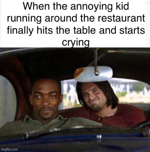 Deserved | image tagged in annoying kid,dark | made w/ Imgflip meme maker