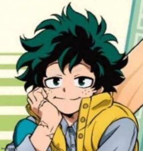 Cute Deku | image tagged in cute deku | made w/ Imgflip meme maker