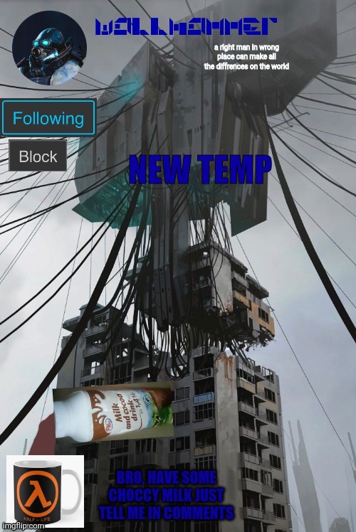 yes | NEW TEMP | image tagged in wallhammer | made w/ Imgflip meme maker