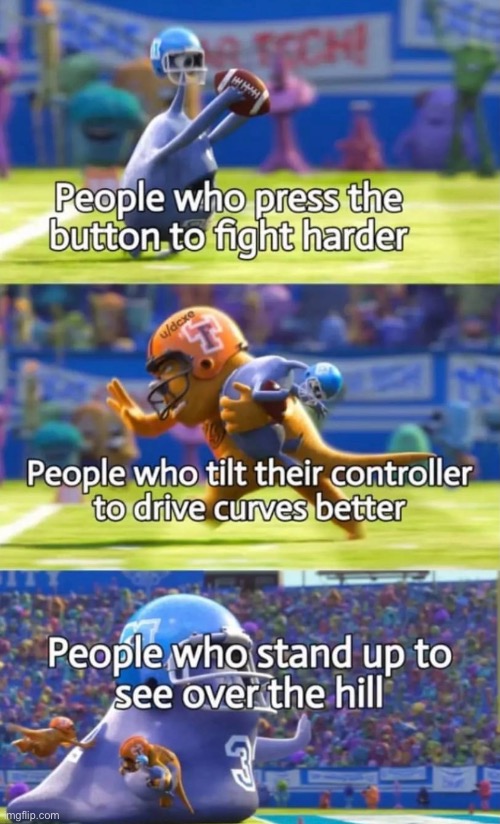 Gaming types | image tagged in gamers,funny | made w/ Imgflip meme maker