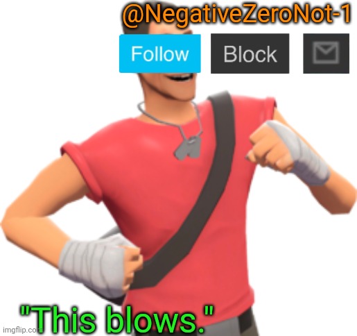 High Quality Negatives Template of TF2 Blank Meme Template