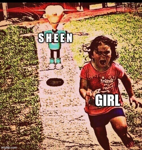 S h e e n | S H E E N; GIRL | image tagged in s h e e n | made w/ Imgflip meme maker