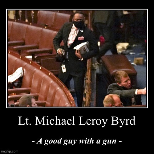 I’m glad he was carrying a gun that day! | image tagged in leroy byrd,capitol hill,riot,rioters,jan 6,maga terrorists | made w/ Imgflip meme maker