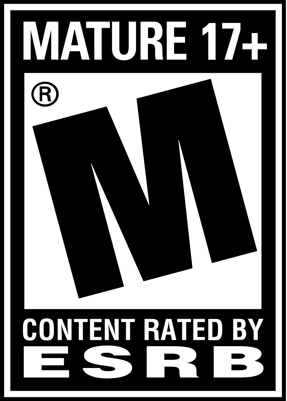 High Quality M for Mature Rating Blank Meme Template